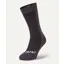 Sealskinz WP Cold Weather Mid Length Sock Black/ Grey